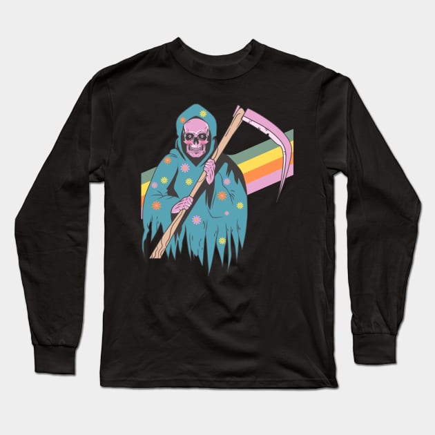 Death Becomes Her Long Sleeve T-Shirt by VultureVomitInc